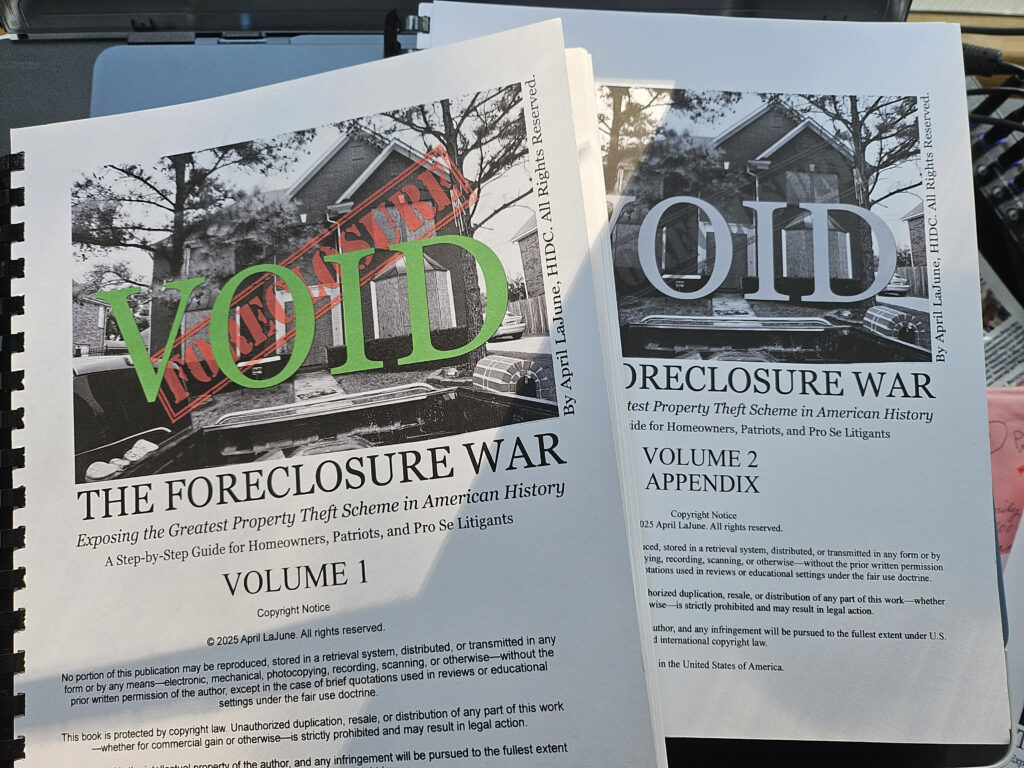 Foreclosure War – Vol 1 and Vol 2